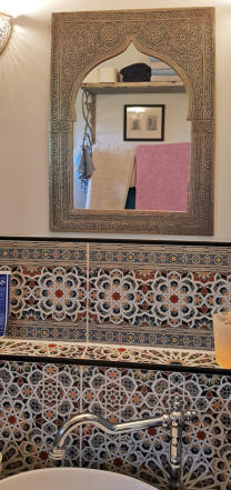 Maurisch-Andalusische Fliesen im Bad. Motiv Granada  • Kundenfoto 