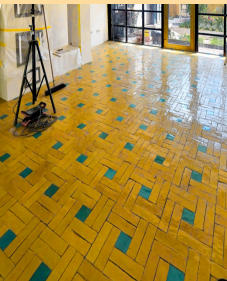 Zelliges und Bejmates Verlegebeispiel • Kundenfoto