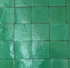 Zelliges Quadrat hellgrün